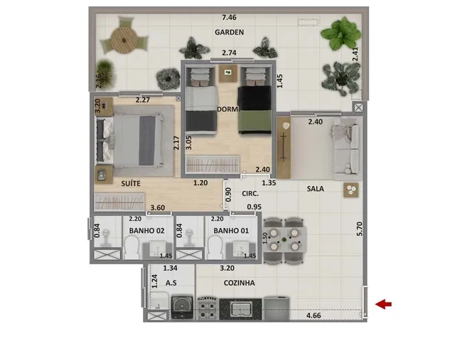 Imagem 5: APARTAMENTO RESIDENCIAL em Rio de Janeiro - RJ, Barra Olímpica
