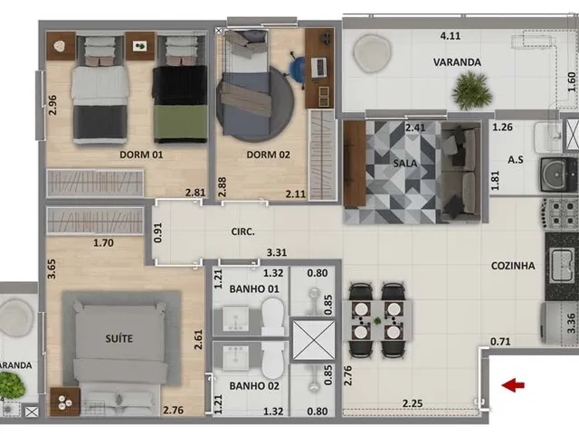 Imagem 6: APARTAMENTO RESIDENCIAL em Rio de Janeiro - RJ, Barra Olímpica