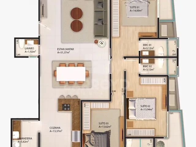 Imagem 9: Apartamento com 4 dormitórios