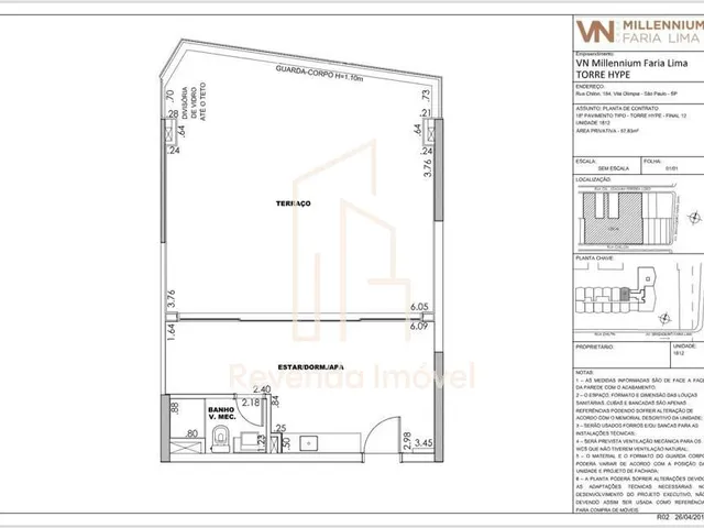 Imagem: Apartamento Á Venda 58 Metros 1 Quarto