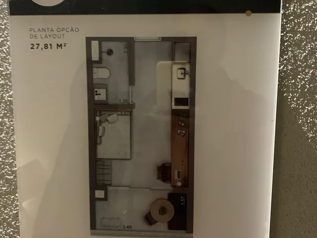 Imagem 3: Studio para venda e locação em Pompeia com 1 quarto, sendo 1 suíte, 28m²