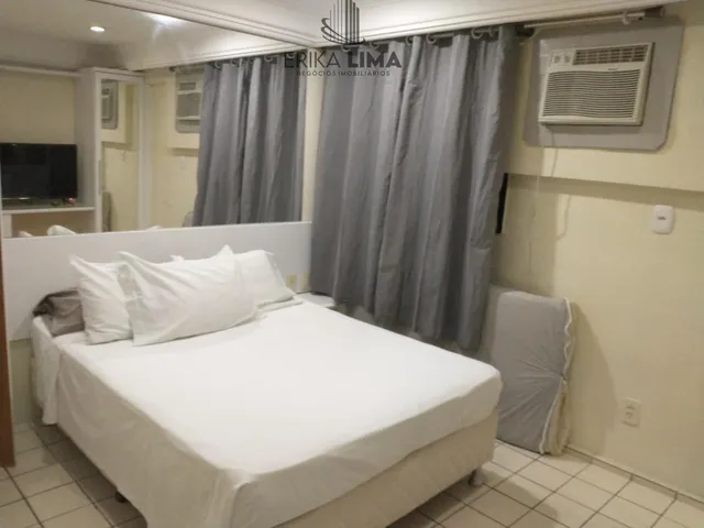 Imagem: Flat de 36m² com um quarto e mobiliado