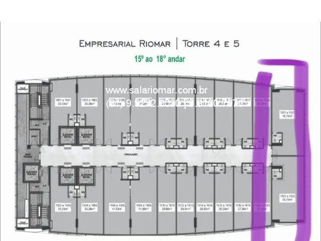 Imagem 5: Sala Comercial à Venda ou Locação no Pina - Recife-PE 48,79m², 1 Vaga de Garagem