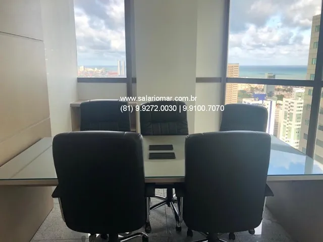 Imagem 2: Sala comercial de alto padrão no Empresarial Rio Mar Trade Center, Pina - Recife-PE: 1
