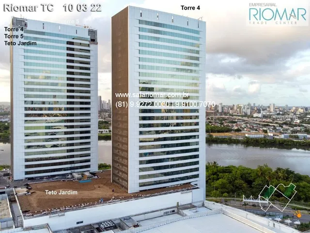 Imagem 2: Sala Comercial de Alto Padrão no Empresarial Rio Mar Trade Center, no Pina, Recife-PE: 1