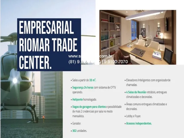 Imagem 6: Sala Comercial à Venda ou Locação no Empresarial Rio Mar Trade Center em Fortaleza-CE