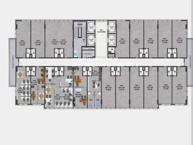 Imagem 5: Sala Comercial no Rio Mar Trade Center Fortaleza - 41,22 m², 1 vaga, Papicu