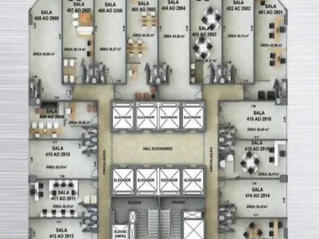 Imagem 15: Sala Comercial de Alto Padrão no Empresarial Rio Mar Trade Center, no Bairro Pina em