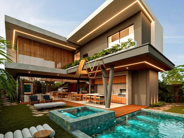 Imagem 3: CASA 4 SUITES E PISCINA EM ALPHAVILLE LITORAL NORTE 3