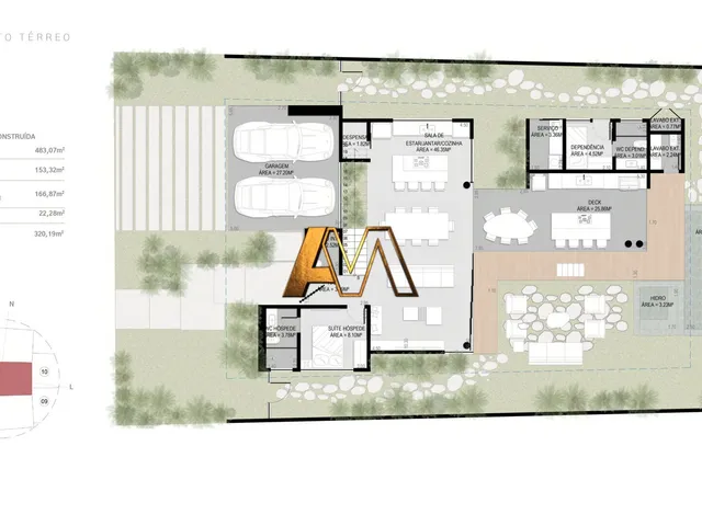 Imagem 2: CASA 4 SUITES E PISCINA EM ALPHAVILLE LITORAL NORTE 3