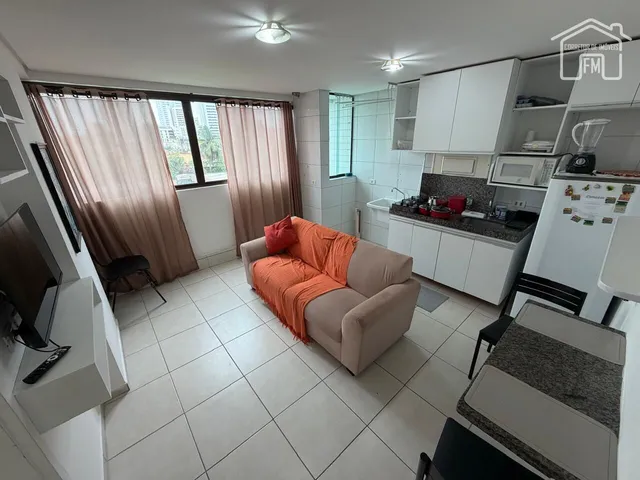 Imagem: O apartamento possui 1 Dormitório, 1 Suíte, 1 Banheiro, 1