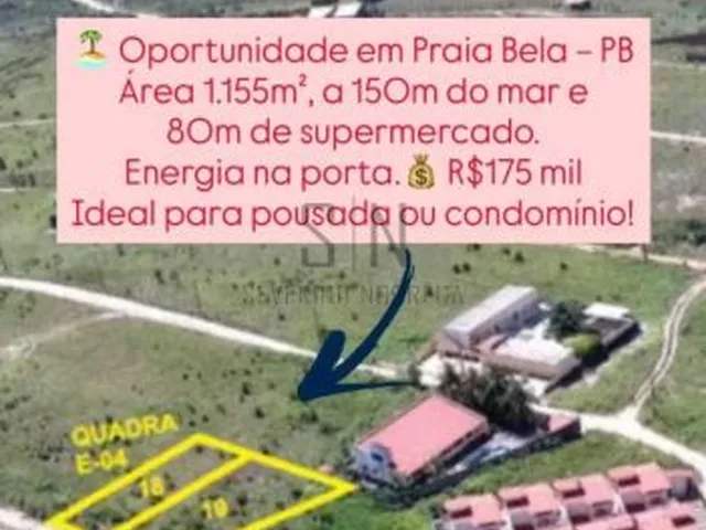 Imagem: Lote Terreno em Praia Bella em Pitimbu C/1155M²