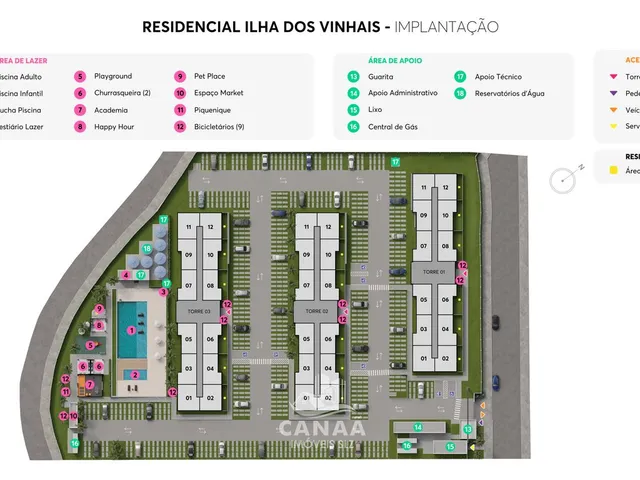 Imagem 16: Lançamento no Res. Vinhais - Ilha dos Vinhais - Aptos com 2 quartos - Elevador