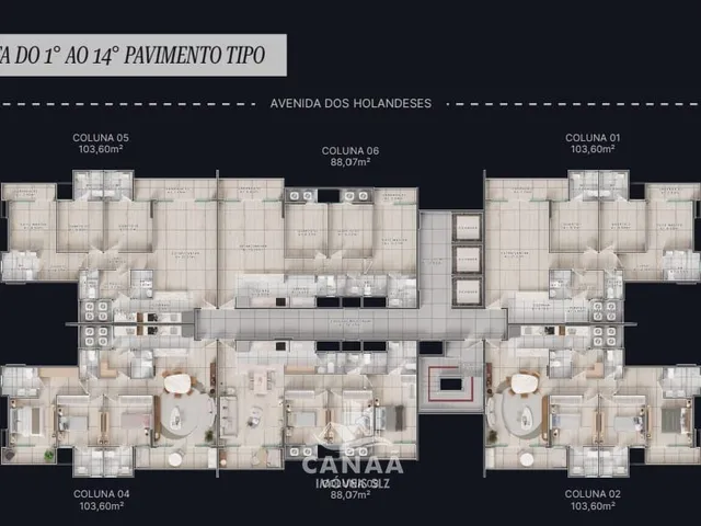 Imagem 8: Vende-se Apartamento no Calhau - Ed. LandsCape - Apto com 3 quartos - 88m²
