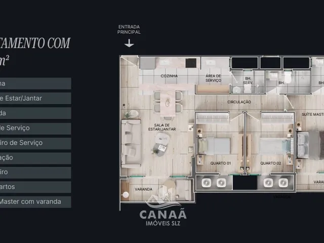 Imagem 10: Vende-se Apartamento no Calhau - Ed. LandsCape - Apto com 3 quartos - 88m²
