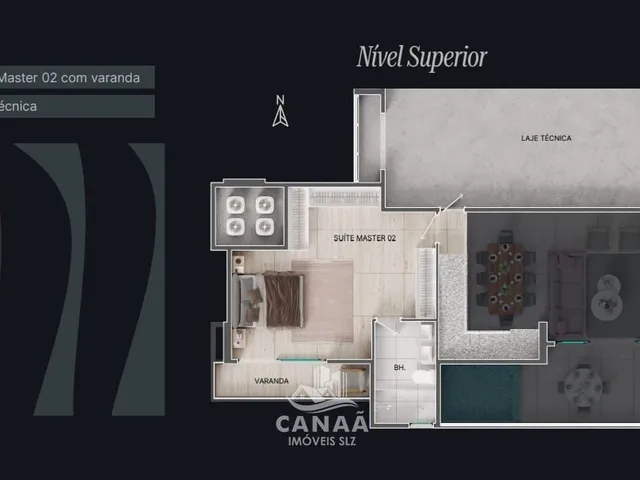 Imagem 4: Vende-se Apartamento no Calhau - Ed. LandsCape - Apto com 3 quartos - 88m²