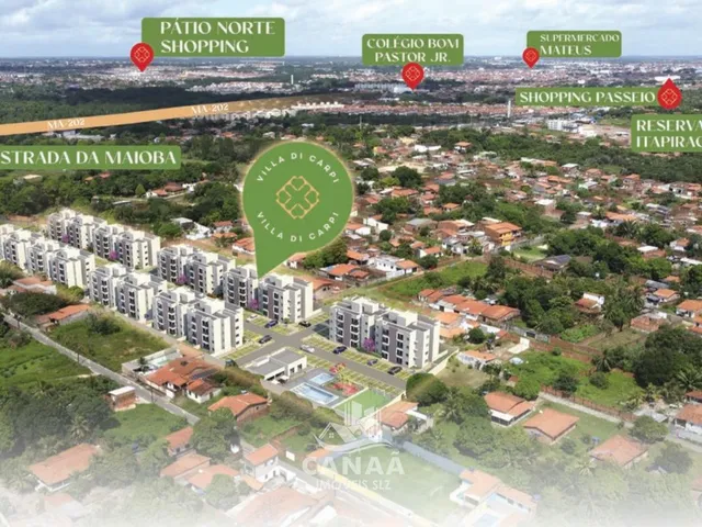 Imagem 2: Apartamentos à Venda na Região do Cohatrac - Villa de Capri - 2 quartos - 2 Wcs