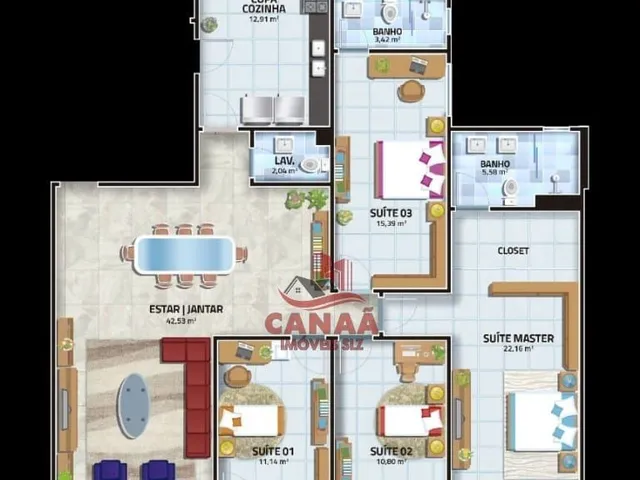 Imagem 5: Vende-se Excelente Apartamento no Cond Pelion - Renascença - 4 Suítes - Nascente