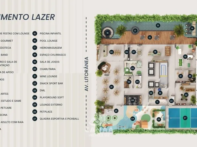 Imagem 6: Lançamento - Wave Residence - Ponta do Farol - 4 suítes - 294m² - Vistar mar