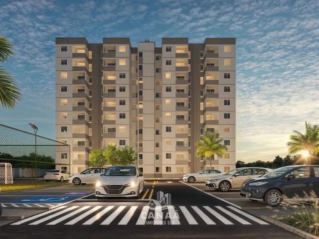 Imagem: O apartamento possui 2 Dormitórios, 1 Banheiro, 1 Vaga na garagem