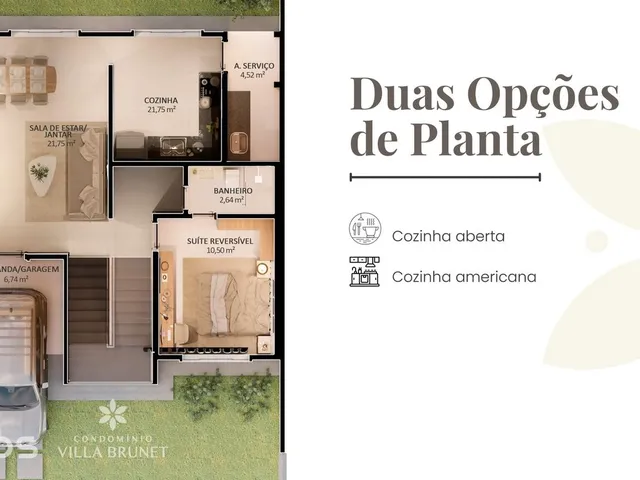 Imagem 13: Casa Duplex em condomínio à Venda - Parque Araçagy - Villa Brunet - 4 quartos