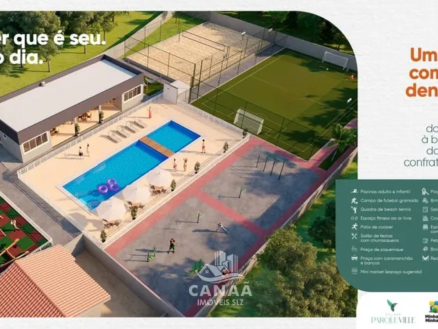 Imagem 9: Lançamento - Vende-se Casas no cond. Parque Ville - 2 quartos - Super Area Lazer