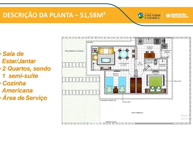 Imagem 9: Vende-se Chave de Casa no Cond. St Estevan II - Laranjal - 2 quartos - Nascente