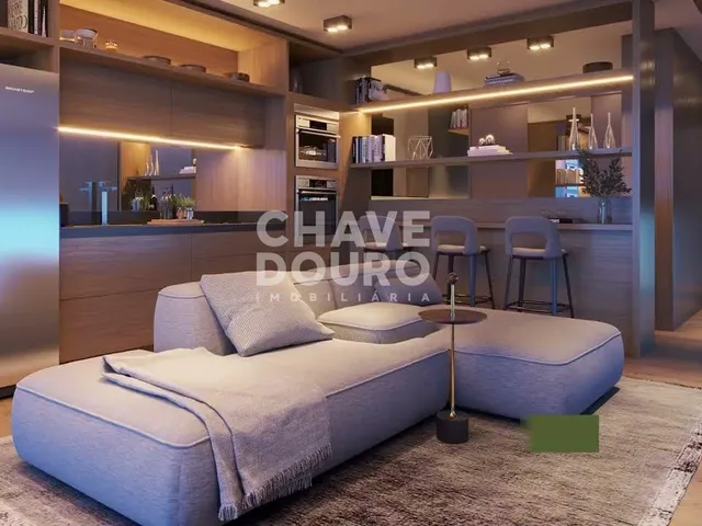 Imagem: O apartamento possui 1 Dormitório, 1 Banheiro, 1 Vaga na garagem