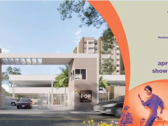 Imagem 11: POP ART – Condomínio de aptos de 45 a 60m c/2 quartos, suíte e varanda no Eusébi