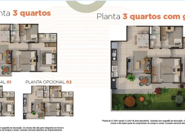 Imagem 3: POP ART – Condomínio de aptos de 45 a 60m c/2 quartos, suíte e varanda no Eusébi