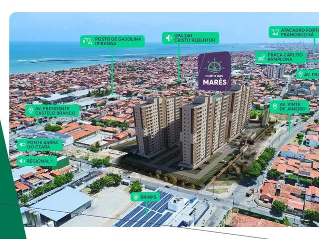 Imagem 16: PORTO DAS MARÉS, lazer completo com 2 quartos e opção de suíte e varanda FF0620