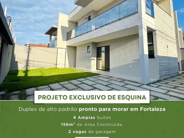 Imagem: Casa com 4 suítes e em Fortaleza com entrada