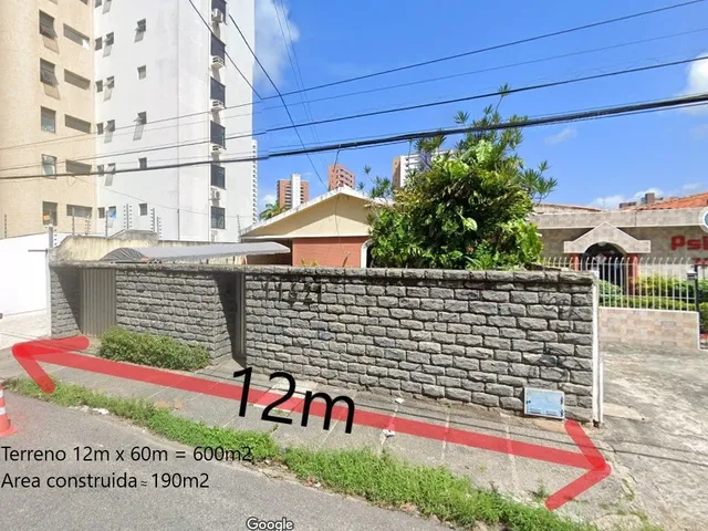 Imagem: Casa comercial na Aldeota com 600m2 terreno