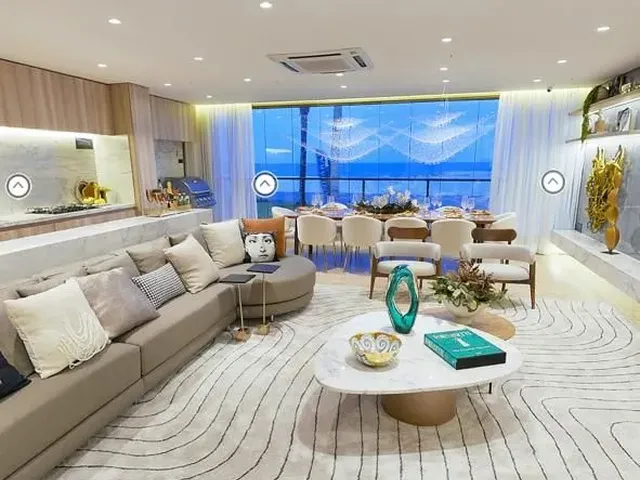 Imagem: O apartamento possui 3 Dormitórios, 3 Suítes, 4 Banheiros