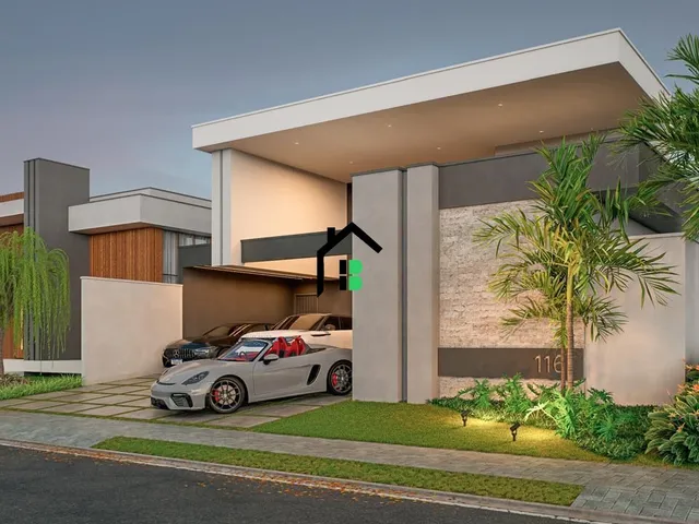 Imagem: A casa possui 3 Dormitórios, 3 Suítes, 4 Banheiros, 3