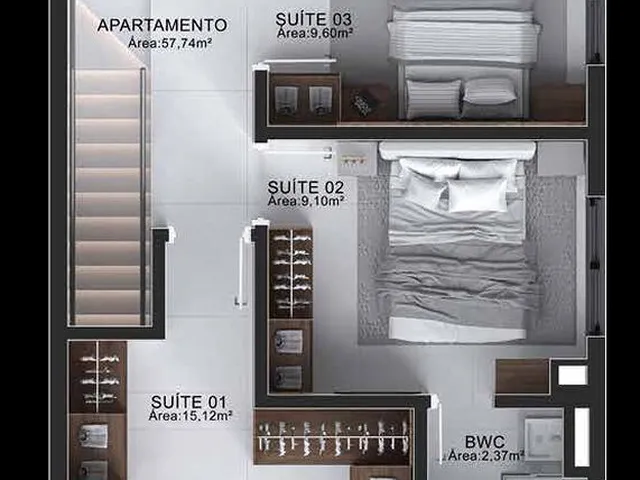 Imagem 5: Apartamento 3 Dormitórios para Venda em Balneário Camboriú - Sc
