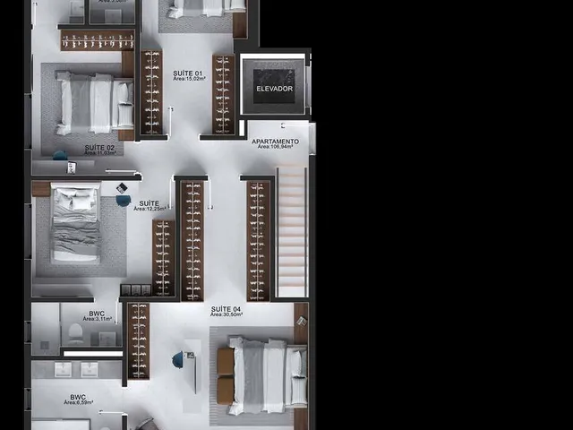 Imagem 8: Apartamento 3 Dormitórios para Venda em Balneário Camboriú - Sc