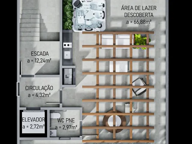 Imagem 2: Cobertura 3 Dormitórios para venda em Palhoça - SC