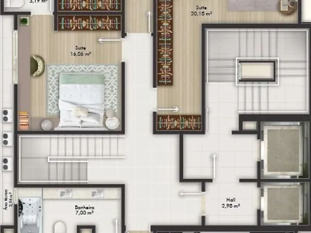 Imagem 4: Apartamento 3 Dormitórios para Venda em Itapema - Sc