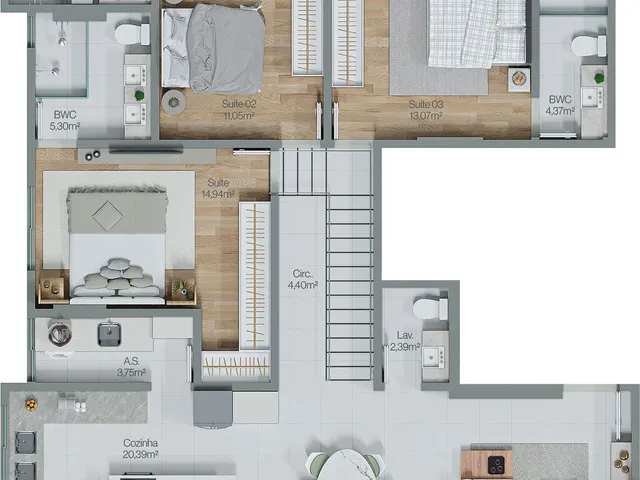 Imagem 7: Apartamento 3 Dormitórios para Venda em Itapema - Sc