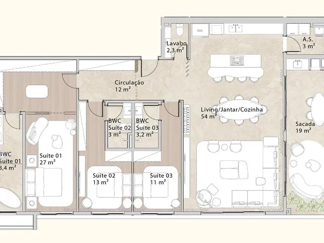 Imagem 9: Apartamento 4 Dormitórios para venda em Florianópolis - SC