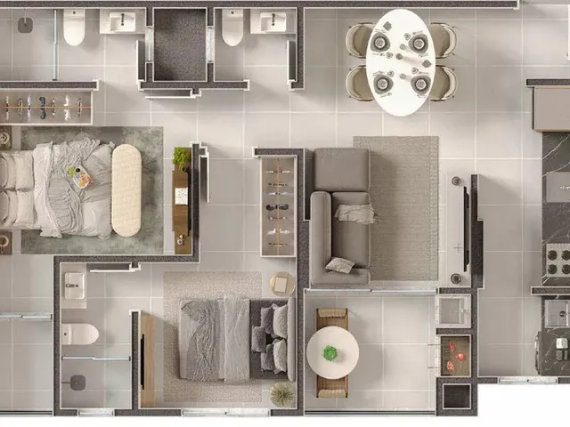 Imagem 2: Apartamento 3 Dormitórios para Venda em Itapema - Sc