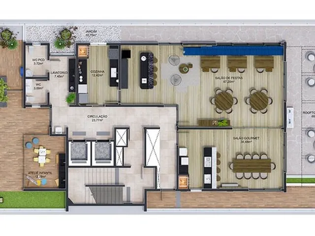 Imagem 3: Apartamento 2 Dormitórios para venda em Florianópolis - SC