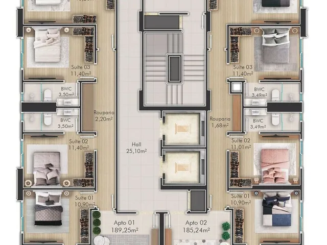 Imagem 3: Apartamento 4 Dormitórios para Venda em Porto Belo - Sc