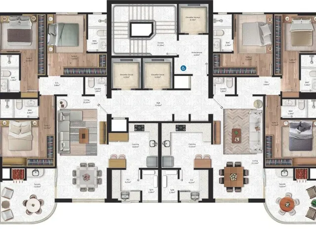 Imagem 3: Apartamento 3 Dormitórios para Venda em Itapema - Sc