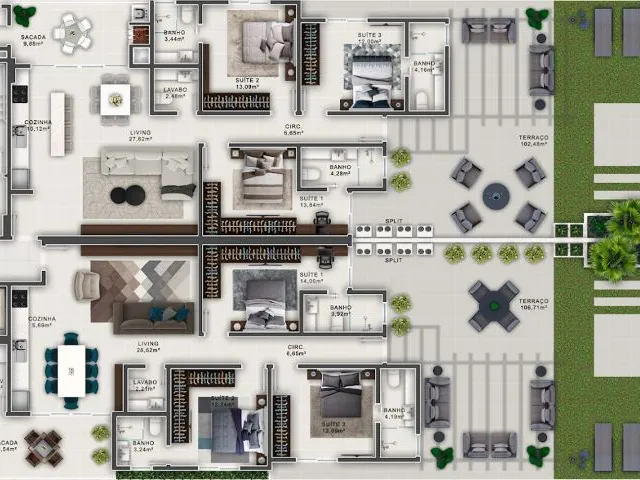 Imagem 2: Apartamento 3 Dormitórios para Venda em Itapema - Sc