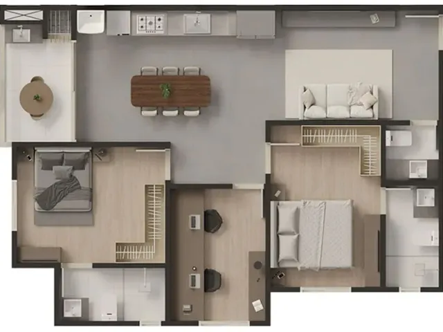 Imagem 3: Apartamento 3 Dormitórios para Venda em Itapema - Sc