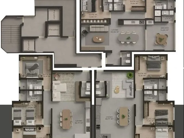 Imagem 3: Apartamento 3 Dormitórios para Venda em Porto Belo - Sc