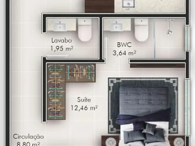 Imagem 5: Apartamento 2 Dormitórios para Venda em Porto Belo - Sc