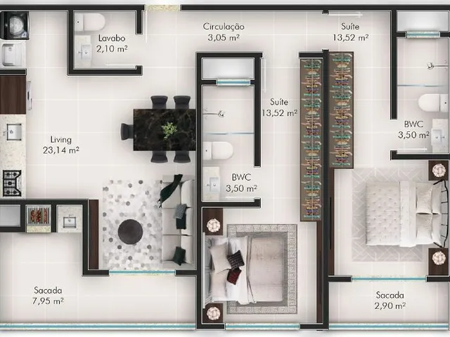 Imagem 8: Apartamento 2 Dormitórios para Venda em Porto Belo - Sc